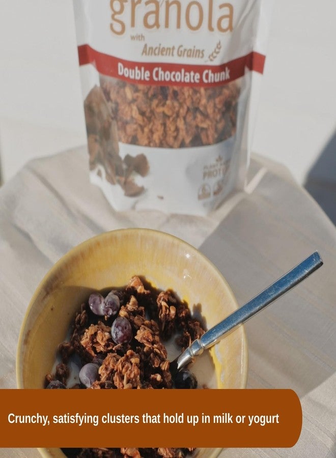 Erin Baker's Homestyle Granola Cereal with Ancient Grains, Double Chocolate - Made from Natural Ingredients, Source of Plant-Based Protein - Vegan Friendly, Non-GMO, 12oz Bags, 6-Pack - Image 5
