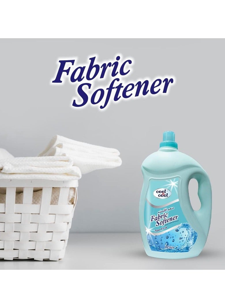 Cool & Cool Aqua Fresh Fabric Softener 3L  - Image 2
