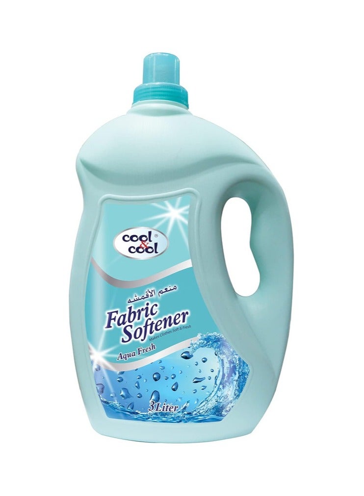 Cool & Cool Aqua Fresh Fabric Softener 3L  - Image 1