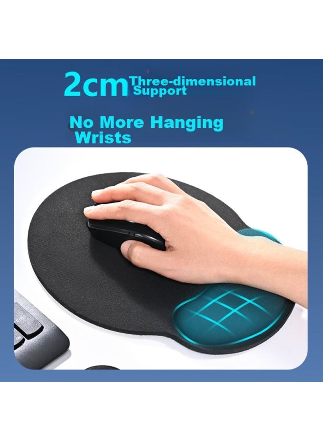 Nvv Keyboard Handrest, Extended Keyboard Wrist Pad, Comfortable Wrist Support For Computer Office, Ergonomic Wrist Rest For Gaming, M9 Black - Image 3