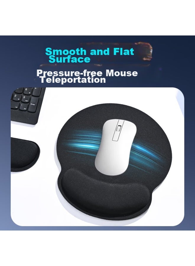 Nvv Keyboard Handrest, Extended Keyboard Wrist Pad, Comfortable Wrist Support For Computer Office, Ergonomic Wrist Rest For Gaming, M9 Black - Image 4