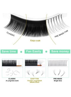 False Eyelashes Easy Fan Volume Lashes 9-20 Mm Mega Volume C D Curl Flowering Lash Extensions, Cruelty Free, Individual, Cc-0.05-9-16, 1 Count - pzsku/Z86F0CE931CE5F78CCBF1Z/45/_/1730892736/7929615d-b6d1-4713-bca3-4fc534be77c0