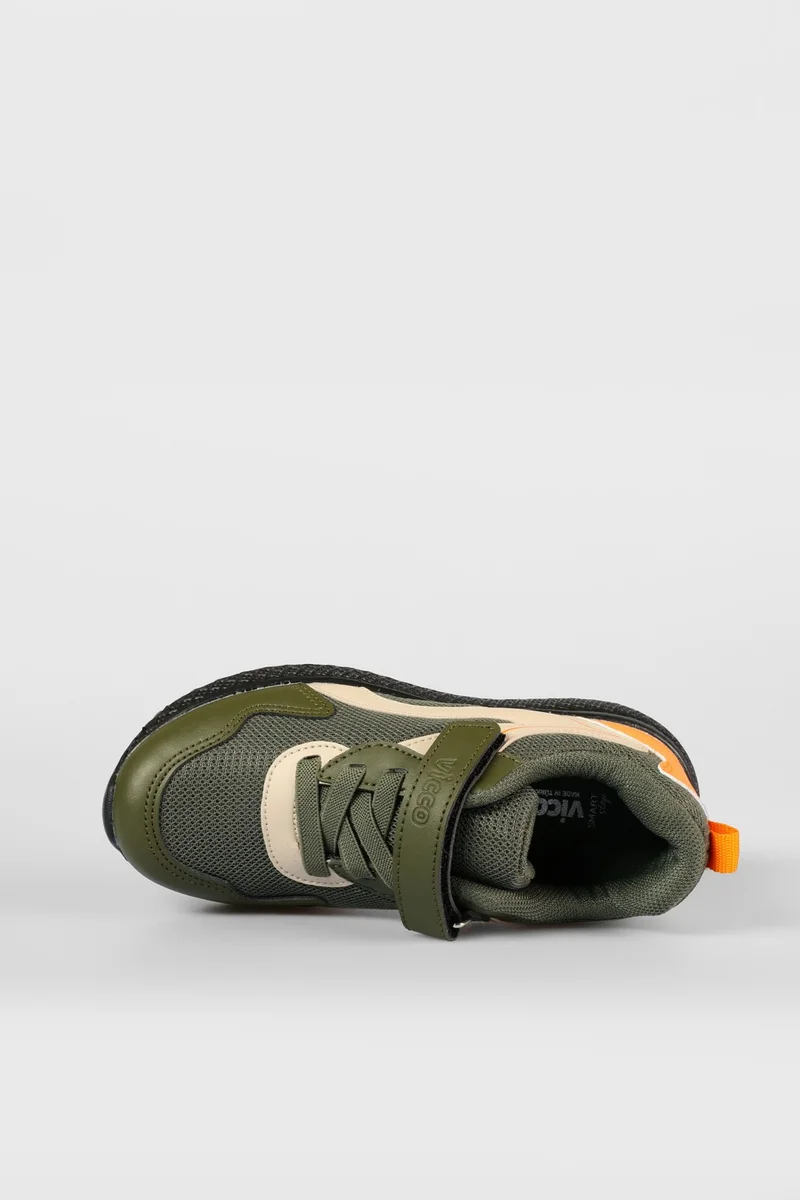 فيكو Rayn Lightweight Boys Preschool Khaki Sneakers