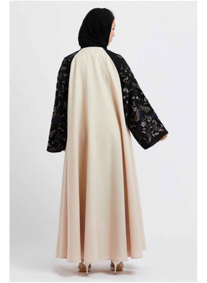 Evva Evva Luxury Saudi Abaya for Women – Elegant Open Front Modest Wear in Premium Fabric – Ideal for Ramadan, Eid, and Everyday Elegance  - Image 2