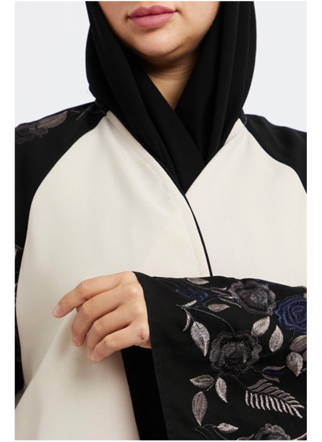 Evva Evva Luxury Saudi Abaya for Women – Elegant Open Front Modest Wear in Premium Fabric – Ideal for Ramadan, Eid, and Everyday Elegance  - Image 3