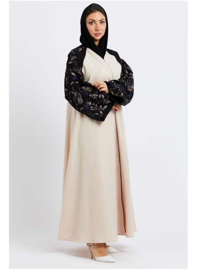 Evva Evva Luxury Saudi Abaya for Women – Elegant Open Front Modest Wear in Premium Fabric – Ideal for Ramadan, Eid, and Everyday Elegance  - Image 4