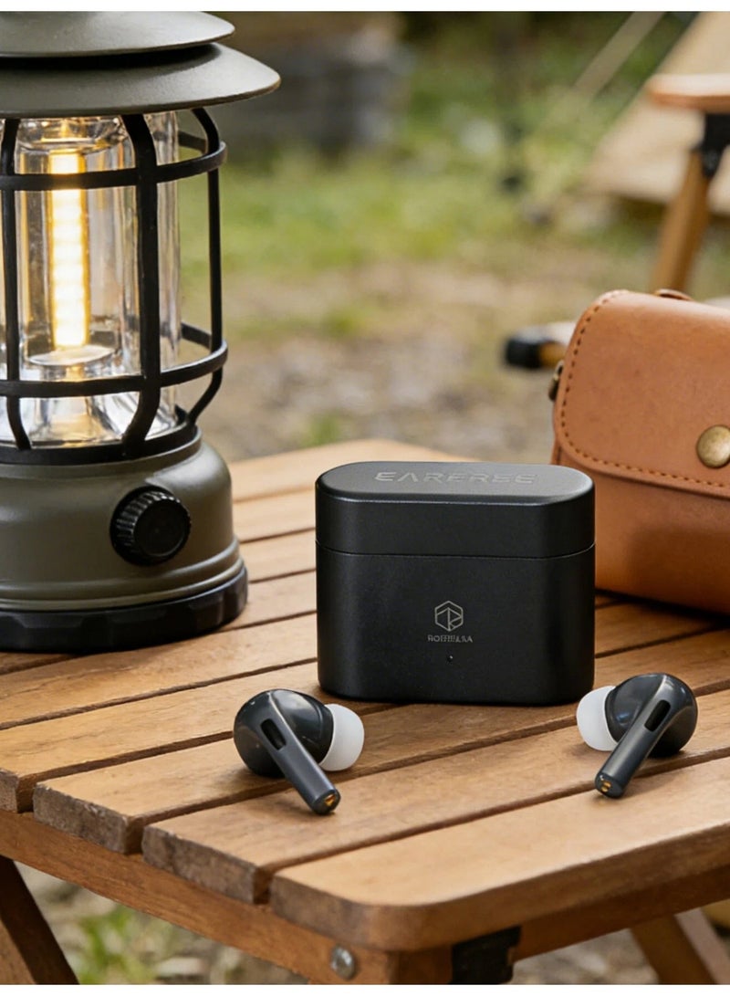 ROSESELSA Earfree i5 true wireless earbuds， Earbuds with Noise Cancellation, TWS Bluetooth Earphones, 48dB ANC Earbuds, 50H Battery, 54ms Gaming Earbuds, Airbuds, In Ear Earbuds, Aluminum Case, LDAC Hi-Res - Image 3