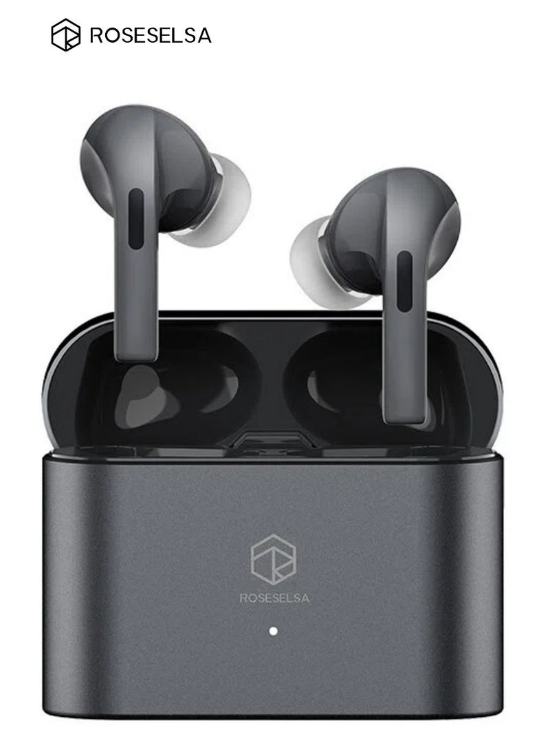 ROSESELSA Earfree i5/EARFREE i5 LDAC Hi-Res Wireless Earbuds, 48dB Hybrid ANC, Premium Aluminum Case, 4-Mic Clear Calls, Bluetooth 5.3 Earphones, 50H Playtime - Image 1
