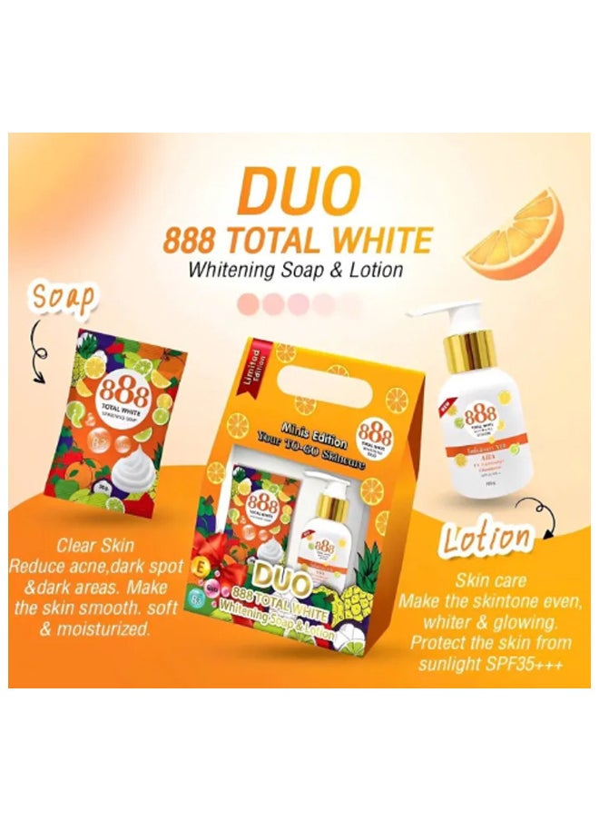 888 TOTAL WHITE - Whitening Soap and Lotion - Image 1