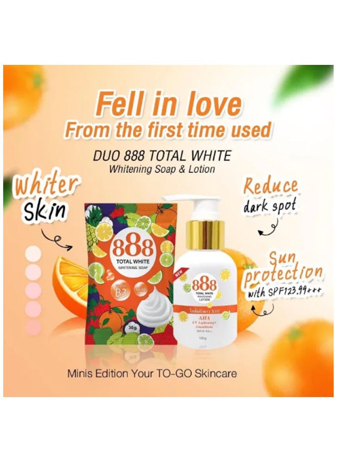 888 TOTAL WHITE - Whitening Soap and Lotion - Image 1