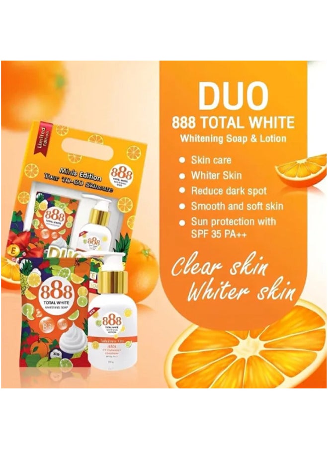888 TOTAL WHITE - Whitening Soap and Lotion - Image 1