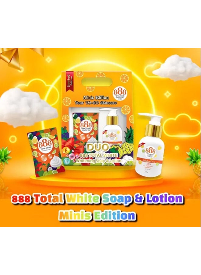 888 TOTAL WHITE - Whitening Soap and Lotion - Image 1