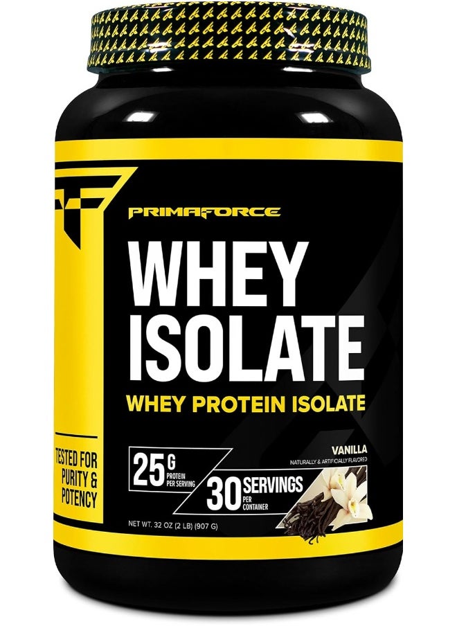 Primaforce Whey Protein Isolate Powder (Vanilla, 2 Lbs) - Non-Gmo, Gluten Free  - Image 1