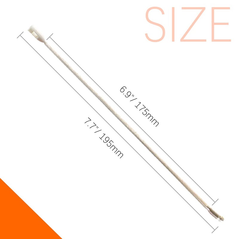 Renashed 7.7" 500 Pcs Cotton Hang Tag String Fasteners for Gifts Luggage Label Attachment Clothing - Image 2