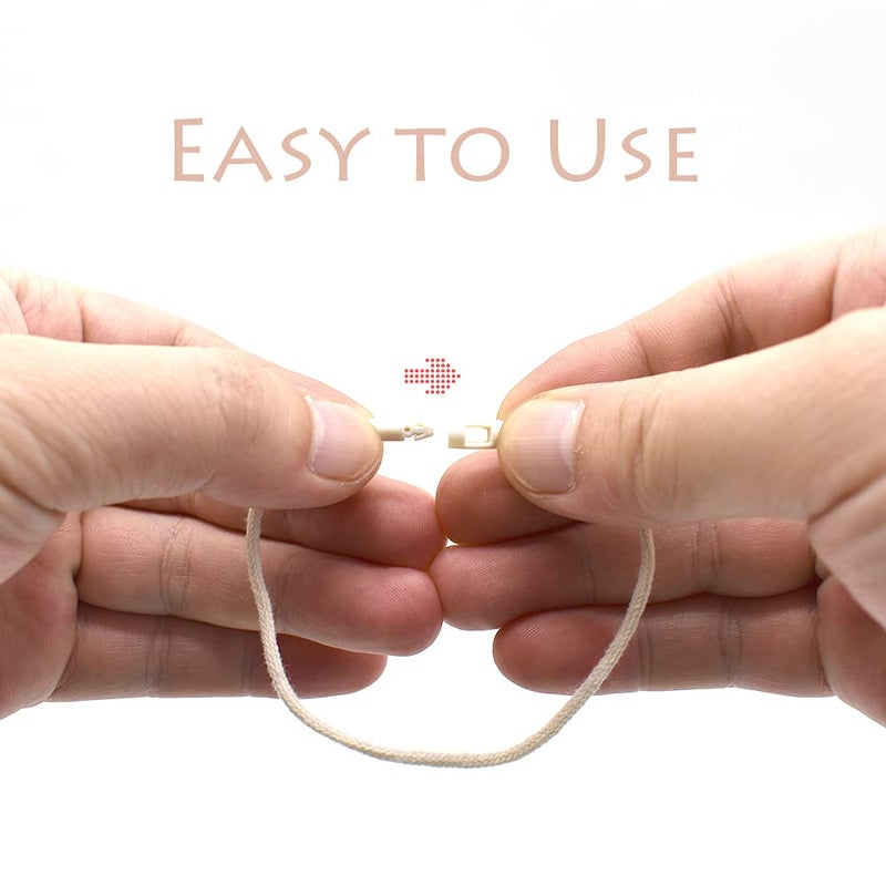 Renashed 7.7" 500 Pcs Cotton Hang Tag String Fasteners for Gifts Luggage Label Attachment Clothing - Image 5