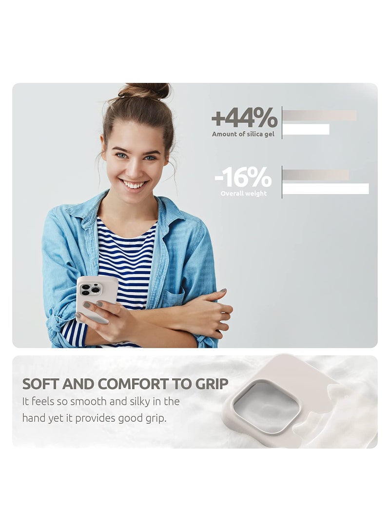 حافظة مغناطيسية مصممة لجهاز iPhone 14 Pro Max بحجم 6.7 بوصة (2022)، متوافقة مع MagSafe، حافظة هاتف من السيليكون السائل لجهاز iPhone 14 Pro Max - Image 5