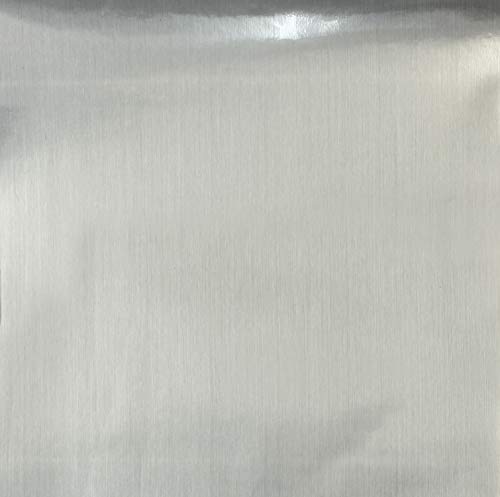 VViViD Brushed Stainless Steel Natural Texture Architectural Adhesive Vinyl 65 Feet x 158 Inches Roll - Image 3