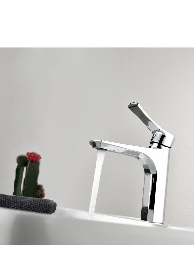 ﺻ ﻮ ﺭ ﺓ ﺍ ﻟ ﻌ ﻼ ﻣ  BRIMIX خلاط حوض ذو رافعة واحدة صنبور حوض غسيل الماء البارد والساخن صنبور الحمام مرحاض الغرور الحنفية - Image 4