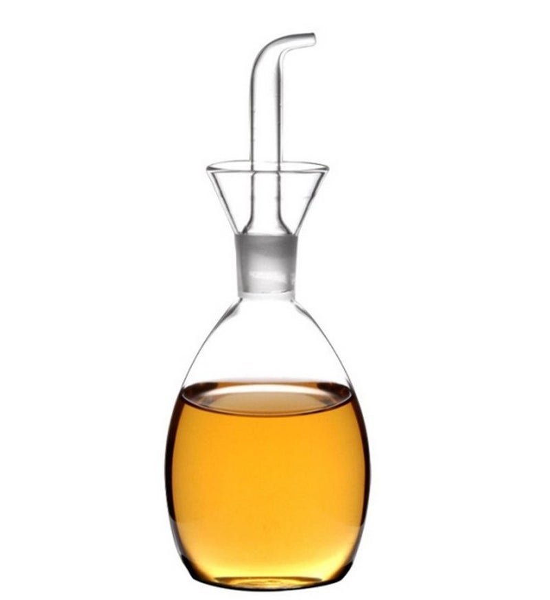 ELETON Planet Glass Oil Decanter and Cruet 10 Ounces
