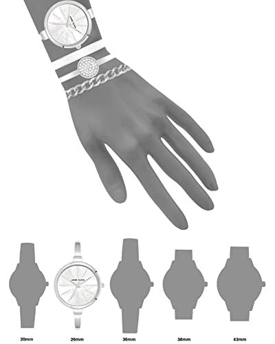 Anne Klein Women's Bangle Watch and Bracelet Set - Image 4