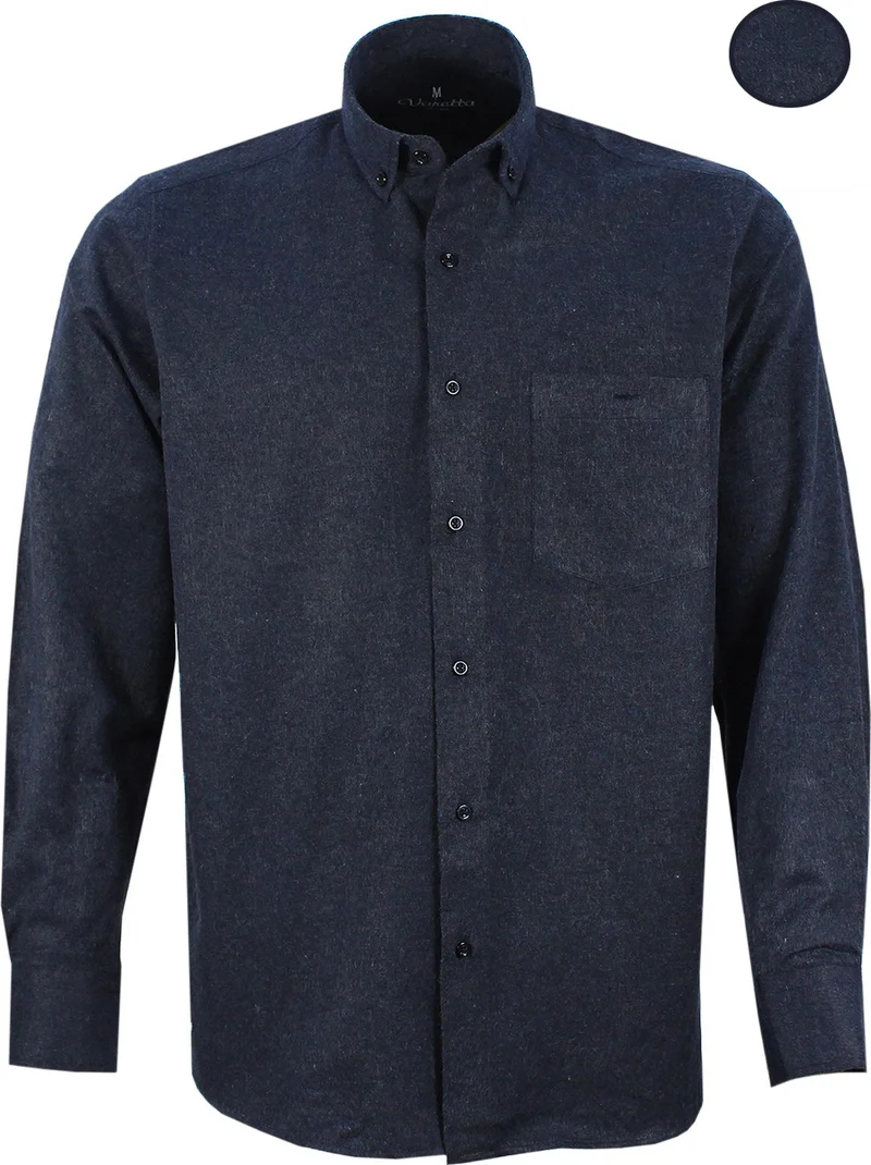 Varetta Classic Buttoned Collar Winter Men's Shirt