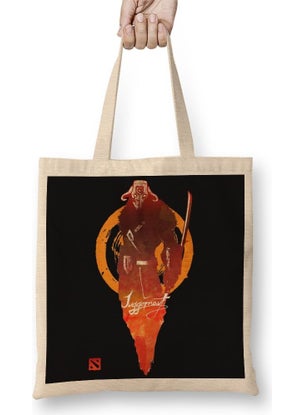 Baskı Dükkanı Print Shop Juggernault Dota Tote Bag Long Handle 