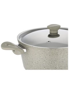 Top Chef Granite Cooking Pot 22cm -Beige  - Image 2
