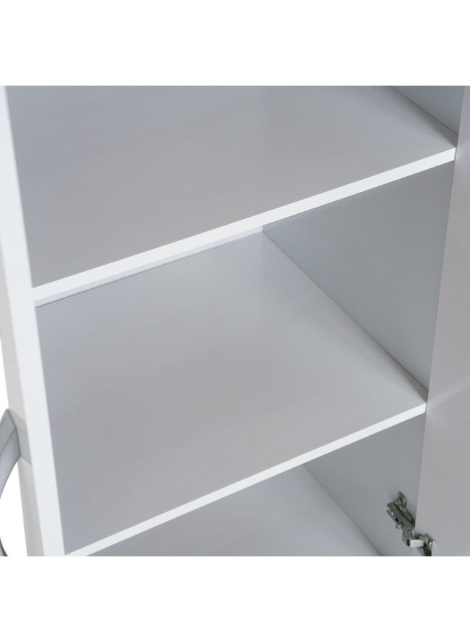 Pan Home 2 Door Wardrobe | White | 51 x 39 x 129 cm, 015DEM0800029 - Image 5