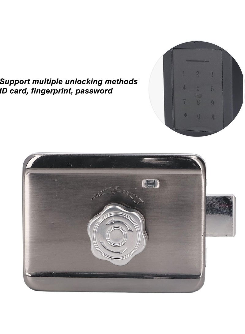 GGOOT Smart Door Lock, Electronic Keyless Entry Door Lock, Biometric Fingerprint Recognition Function Support Password Fingerprint ID Card Unlock APP Control for Home, Office, Hotel - Image 4