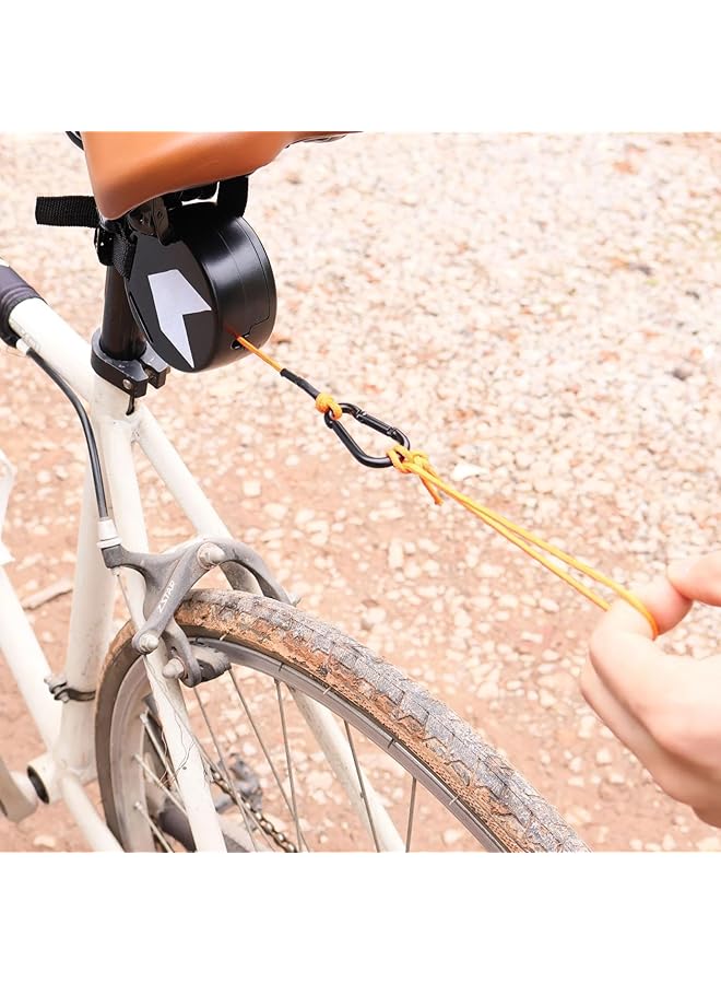 KASTWAVE Cycle Towing Strap Family Cycling Towing Rope Mountain Bicycle Tow For Child Easy Attach Elastic Pull Strap Outdoor Mtb Trailer Rope For Mountain Biking Folding Outdoor Cycling - Image 2