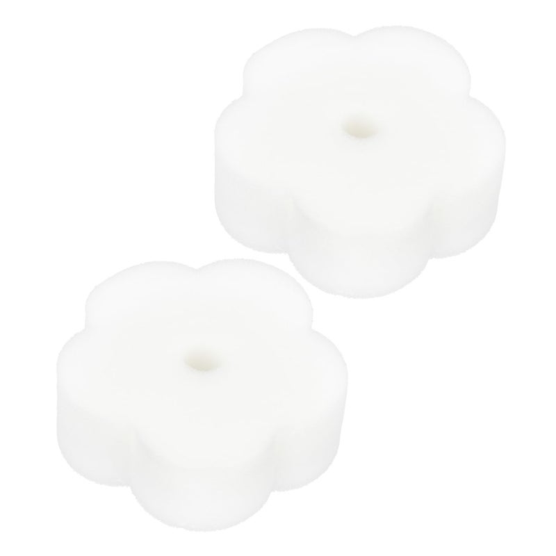 High Efficiency Hollow Flower Oil Absorption Sponges for Swimming Pools and Hot Tubs Bathtub Cleaning Oil Removal 2 Pack - Image 2