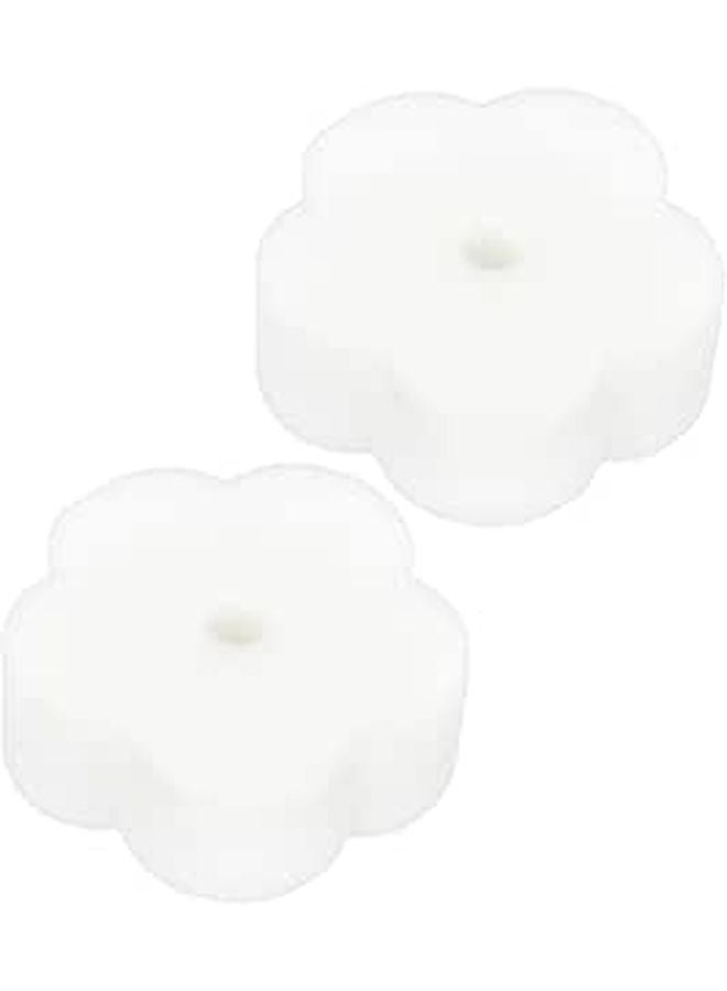 High Efficiency Hollow Flower Oil Absorption Sponges for Swimming Pools and Hot Tubs Bathtub Cleaning Oil Removal 2 Pack - Image 1