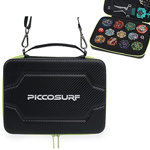LENITH PICCOSURF Battling Tops Soft Carrying Cross Bag Case Storage Organizer with Shoulder Strap for Burst Spinning Tops Launcher Storage Box - Image 3