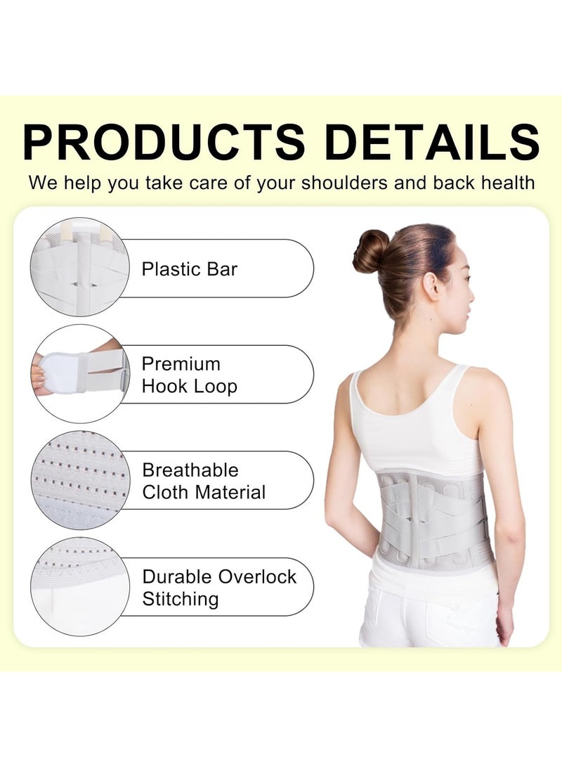 general Back support belt for lower back support, unisex lumbar support belt for herniated discs, muscle strains, sprains, fractures and recovery, breathable and adjustable lumbar protectors - Image 4