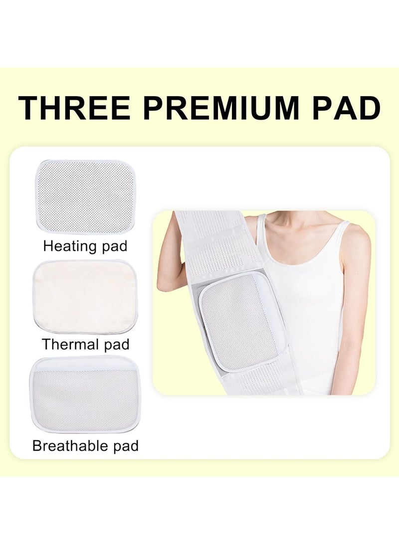 general Back support belt for lower back support, unisex lumbar support belt for herniated discs, muscle strains, sprains, fractures and recovery, breathable and adjustable lumbar protectors - Image 5