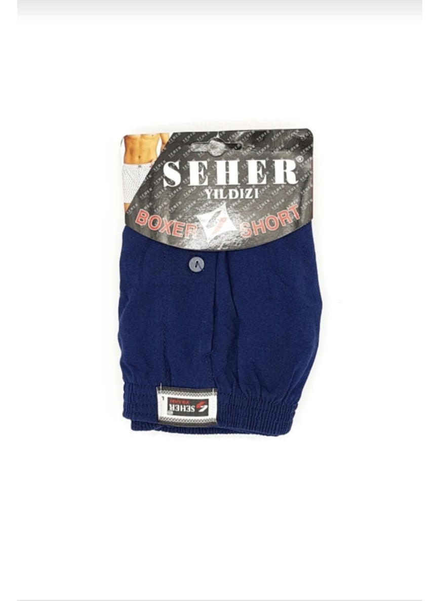 Seher Yıldızı - Seher Yıldız 0008 Men's Plain Boxer Shorts - Image 1