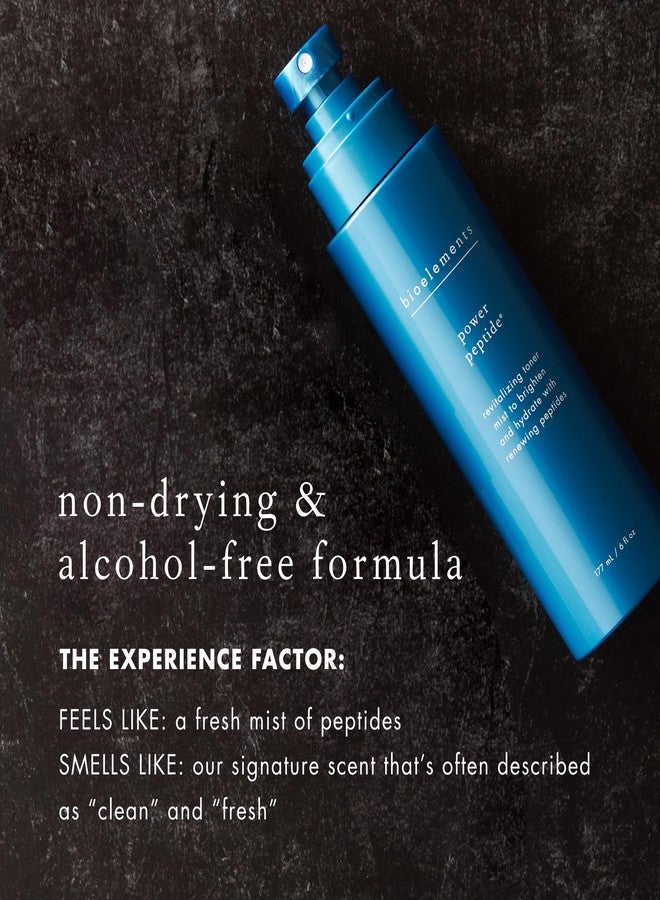 بايو إيلمينتس ببتيد بيوإليمنتس القوي - 170 مل - تونر للوجه مقاوم لعلامات تقدم السن لجميع أنواع البشرة - لا يسبب الجفاف وخالٍ من الكحول - نباتي، خالٍ من الغلوتين - لم يُختبر على الحيوانات - Image 4