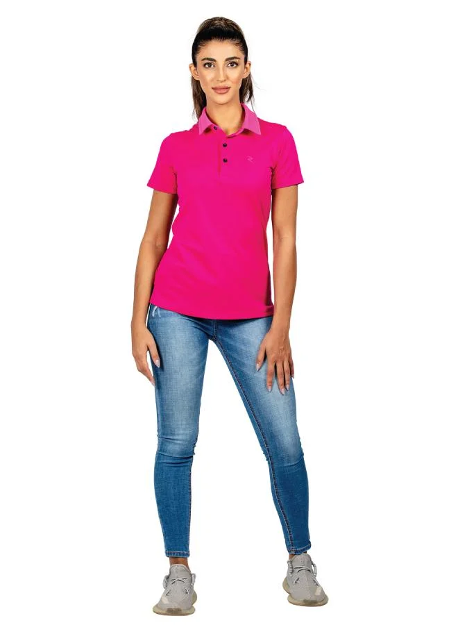 ZAECY Women's Short-Sleeve Polo