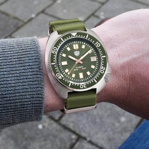watchdives Nylon Watch Band 18mm 20mm 22mm Multicolor Replacement Watch Straps for Men Women (Silver/Army Green, 22mm) - Image 4