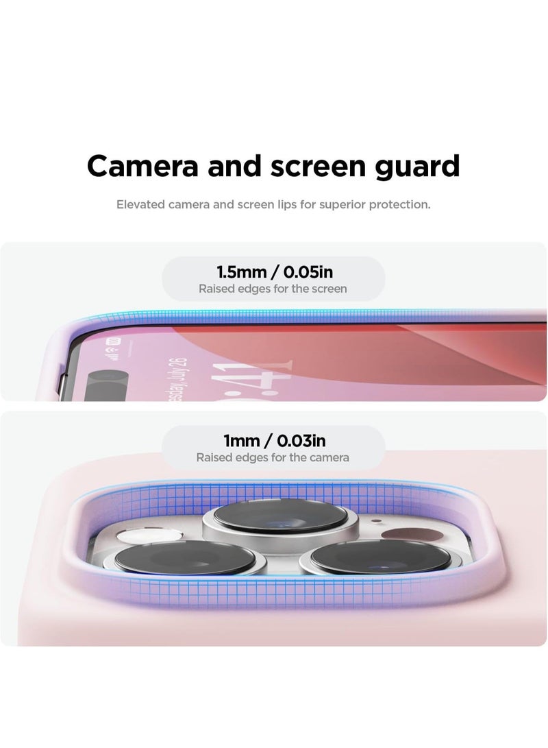 iPhone 16 Pro Max Cover Liquid Soft Silicone iPhone 16 Pro Max Case Anti Scratch with Inside Microfiber Lining Shockproof Protective Phone Case for iPhone 16 Pro Max 6.9 inch - Image 3