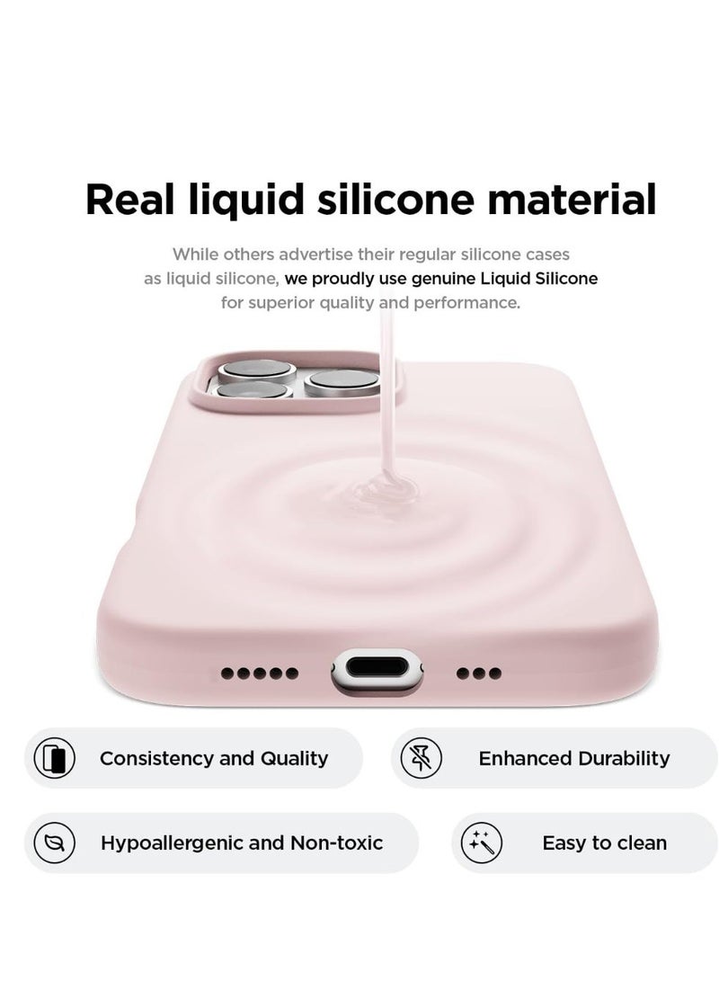 iPhone 16 Pro Max Cover Liquid Soft Silicone iPhone 16 Pro Max Case Anti Scratch with Inside Microfiber Lining Shockproof Protective Phone Case for iPhone 16 Pro Max 6.9 inch - Image 4