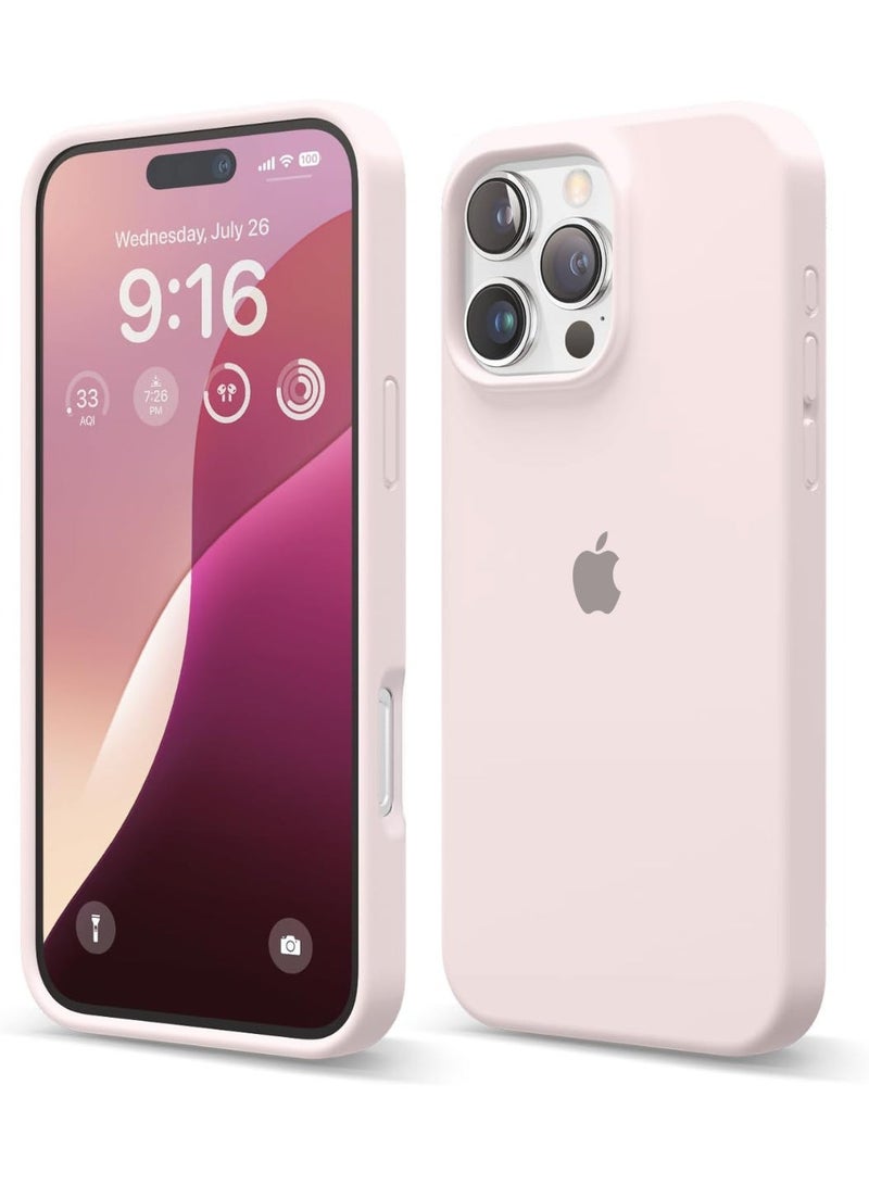 iPhone 16 Pro Max Cover Liquid Soft Silicone iPhone 16 Pro Max Case Anti Scratch with Inside Microfiber Lining Shockproof Protective Phone Case for iPhone 16 Pro Max 6.9 inch - Image 1