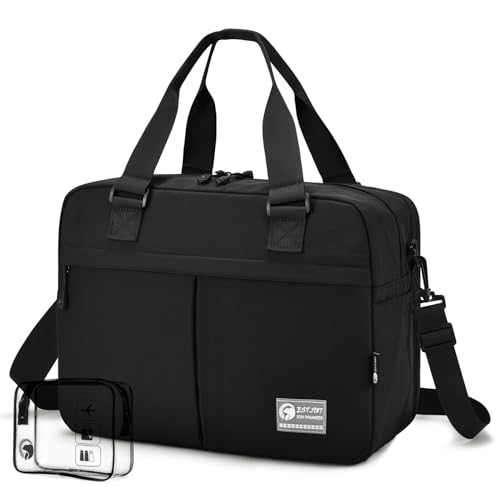 COSCOOA 40x30x15 cm Personal Item Travel Bag,Expandable 40x30x25cm Carry on Duffel Bag,Flight Approved Underseat Weekender Overnight Bag with Wet Pocket - Image 1
