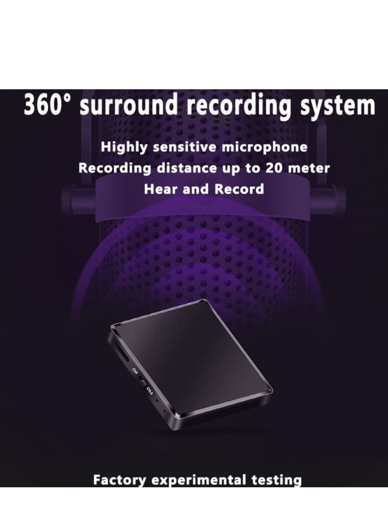 DMG TECH DMG Mini Voice Recorder, Voice Activated Recorder, 360° Surround Recording, with Triple Noise Reduction, Digital Audio Recorder, Small Listening Device for Class Lecture, Interview, Meeting (16GB)  - Image 5