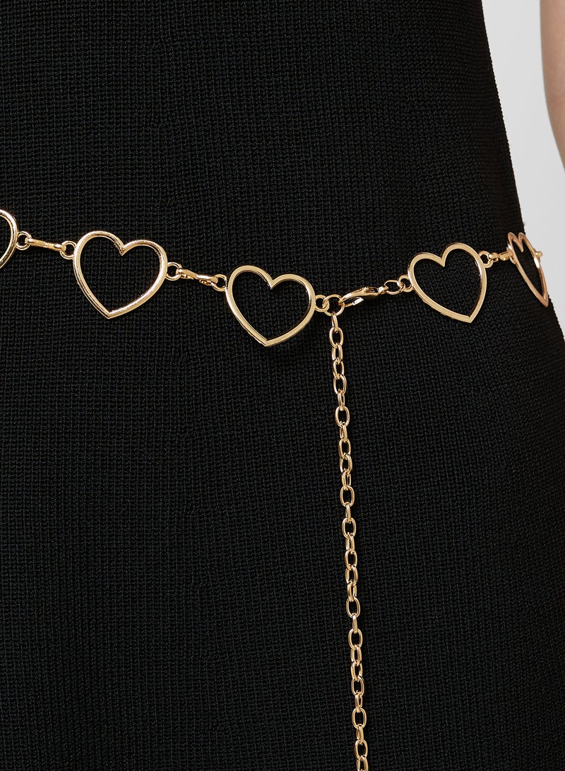 Ginger Heart Chain Waist Belt - Image 4