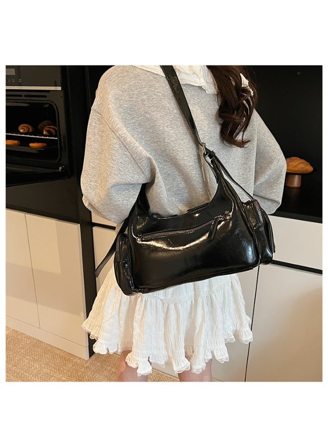 KUYING New Fashionable Simple Retro Underarm Bag  - Image 3