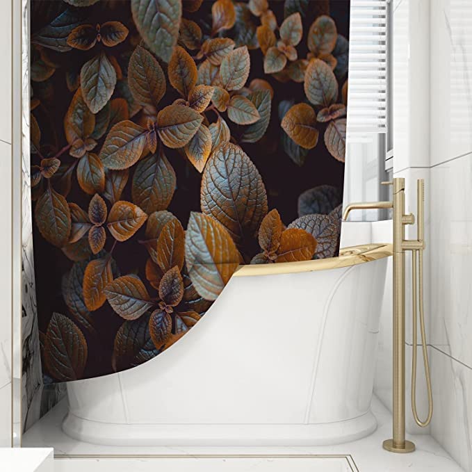 FING Bath Shower Curtain,Bathroom Curtain with Hook,Designer Shower Curtain for Bathroom,Bathtub, Decoration Modern Decorative Bathroom Curtains (Design_18) - Image 1