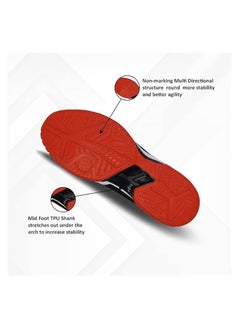 Nivia Men Zeal 2.0: The Perfect Tennis Court Shoes | UK-9 / EU-43 / US-10 | Material: Air Mesh | Ideal for Men | Closure Type: Lace-Up | High-Wear Durability | Lightweight Shoe  - Image 4