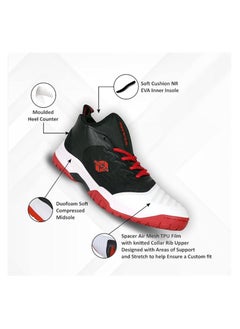 Nivia Men Zeal 2.0: The Perfect Tennis Court Shoes | UK-9 / EU-43 / US-10 | Material: Air Mesh | Ideal for Men | Closure Type: Lace-Up | High-Wear Durability | Lightweight Shoe  - Image 5