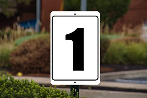 The King Kush Numbered Sign 1 | 8 x 12 Aluminum Outdoor/Indoor Sign/Area Marker, Curbside Number (1) - Image 3